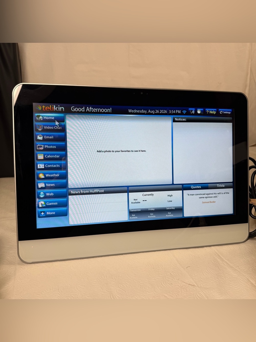 E1 WOW / Telikin 22" Touchscreen All-in-One Computer for Senior 10GB